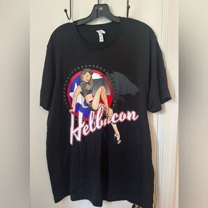 Canvas Black Cotton T-Shirt